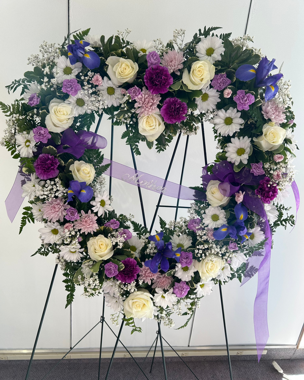 Heart of Grace Standing Wreath