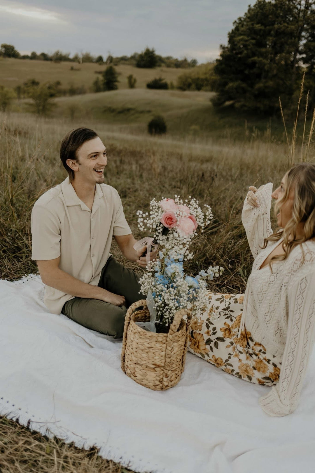 Using Fresh Flowers for a Gender Reveal Celebration