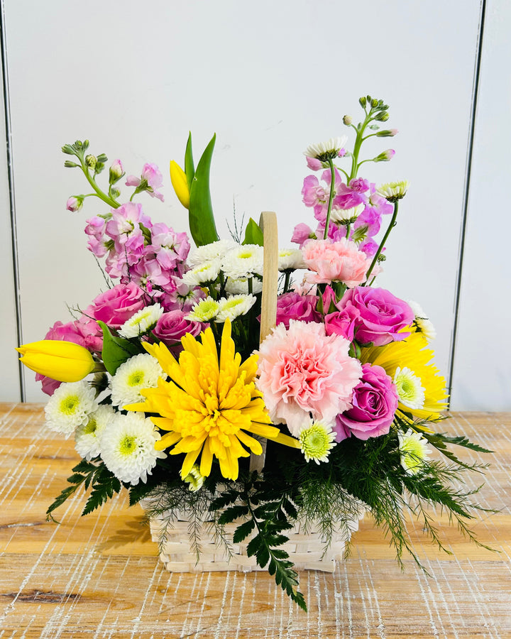Summertime Basket Blooms
