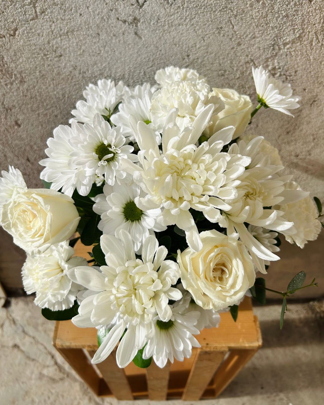 Ash & Ivory Flower Arrangement