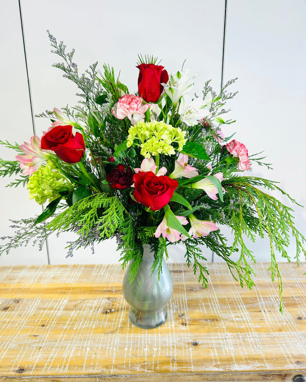 Shimmering Holiday Blooms