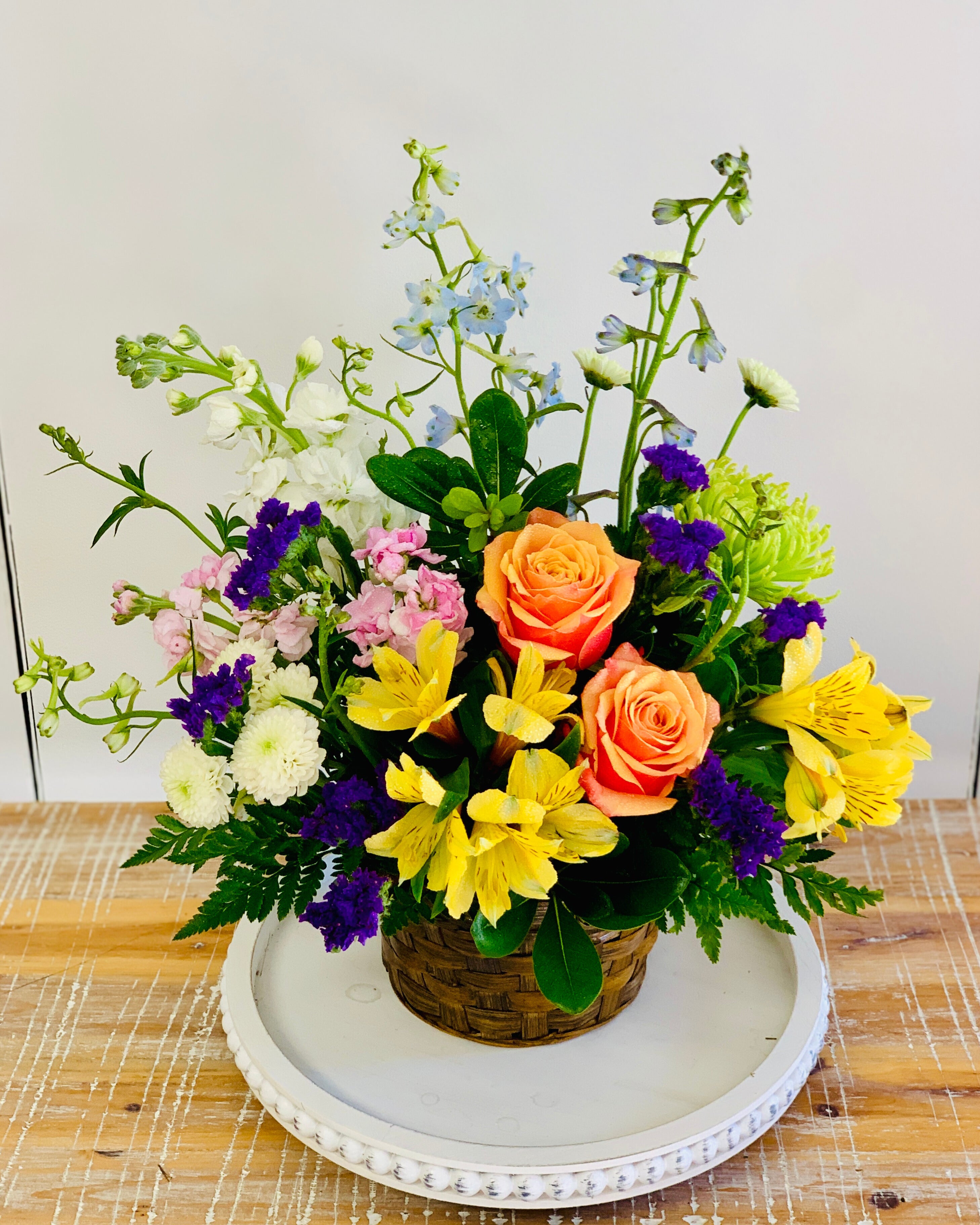 Melody Flower Basket – Merle's Flower Shop