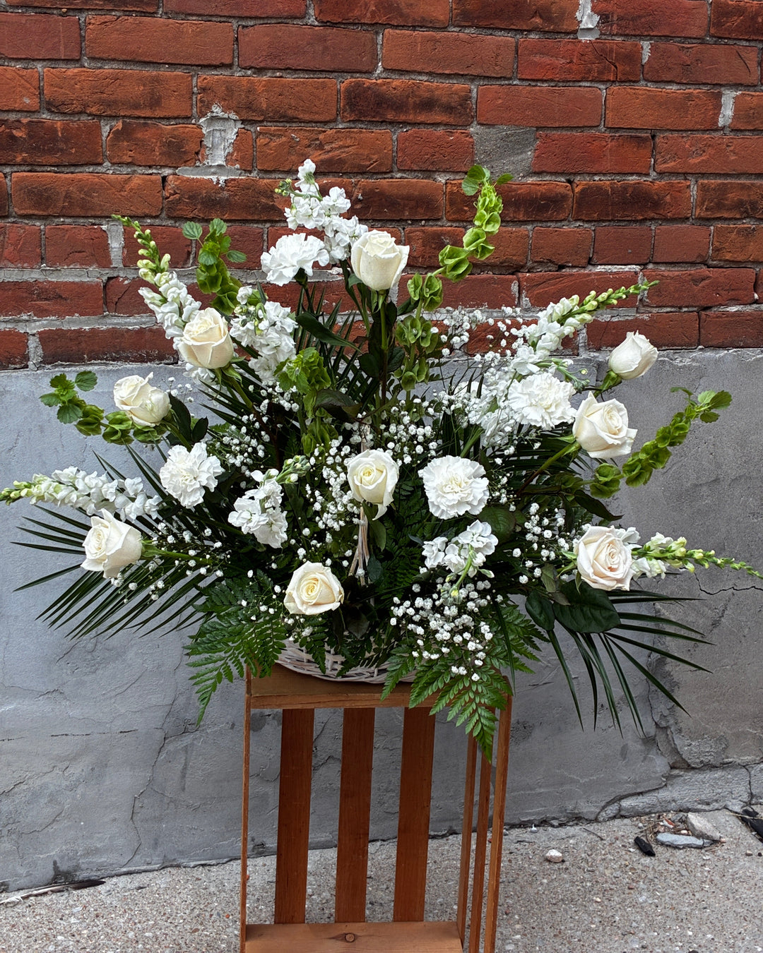 Ivory Skies Flower Arrangement