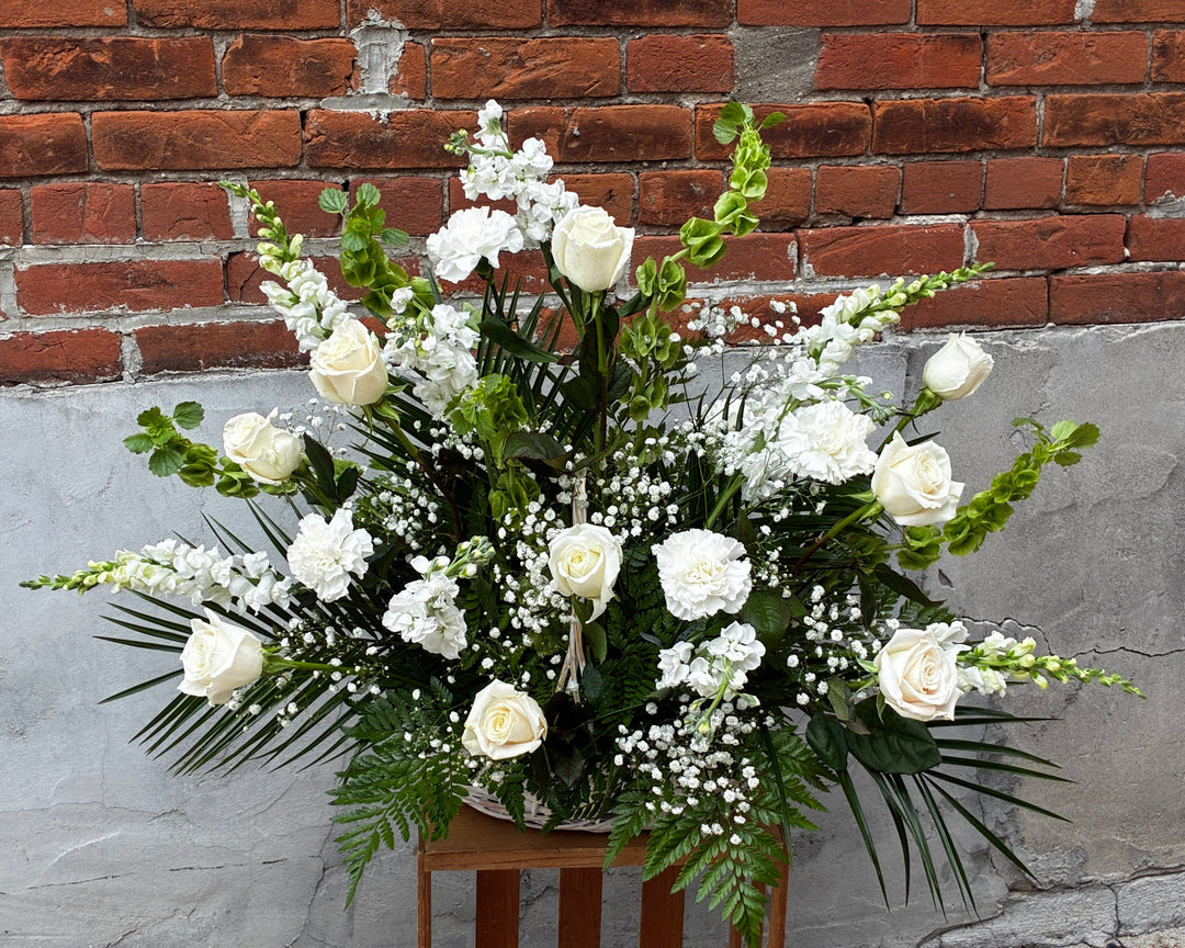 Ivory Skies Flower Arrangement