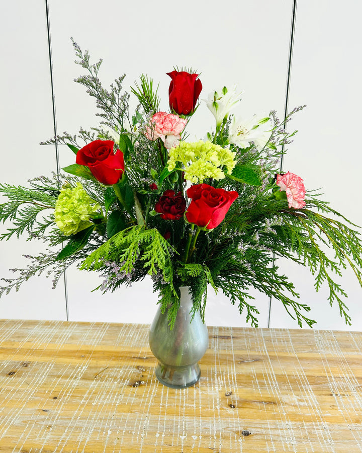 Shimmering Holiday Blooms