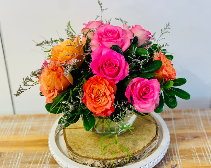 Ombre Roses Flower Arrangement
