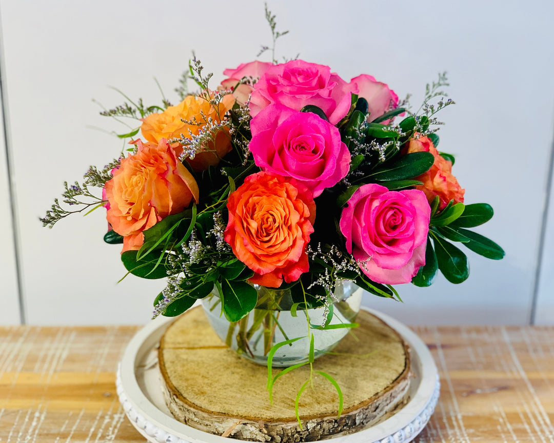 Ombre Roses Flower Arrangement
