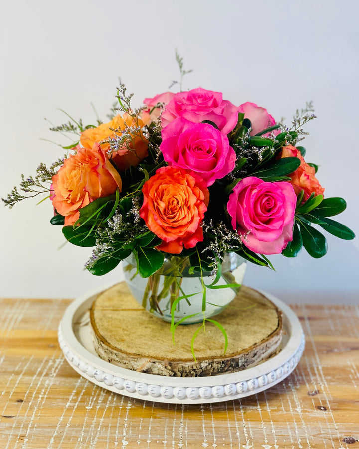 Ombre Roses Flower Arrangement