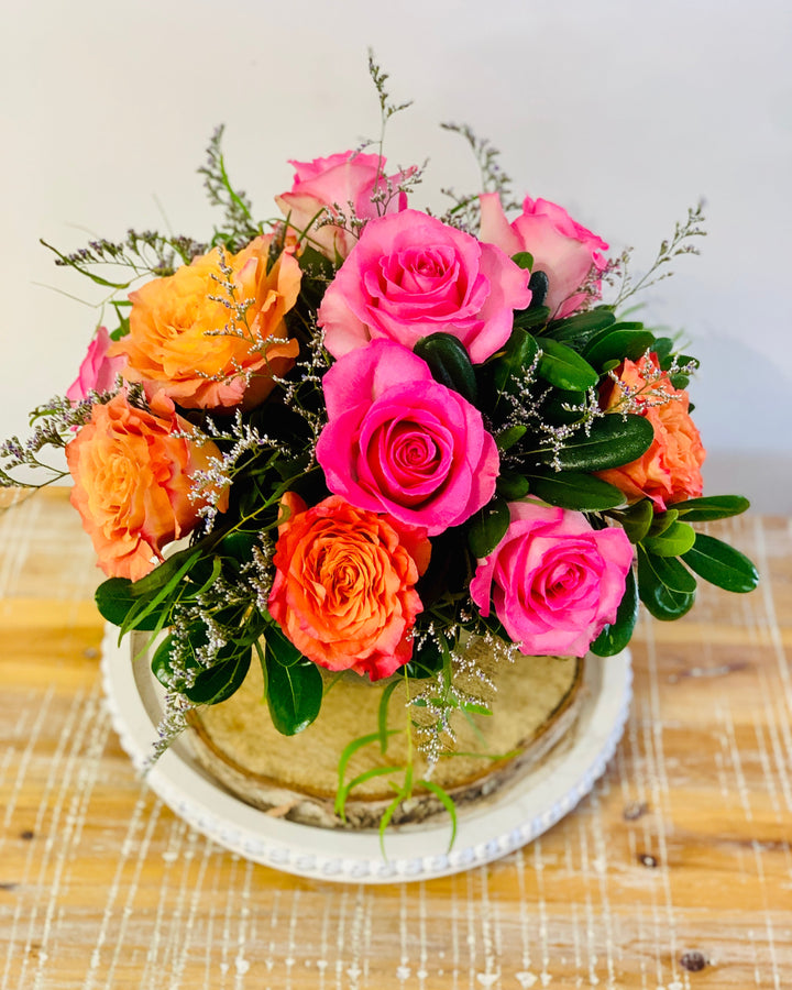 Ombre Roses Flower Arrangement