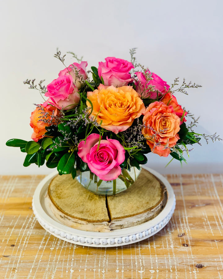 Ombre Roses Flower Arrangement