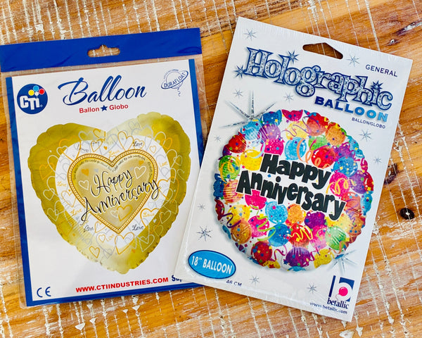 Happy Anniversary Mylar Balloon