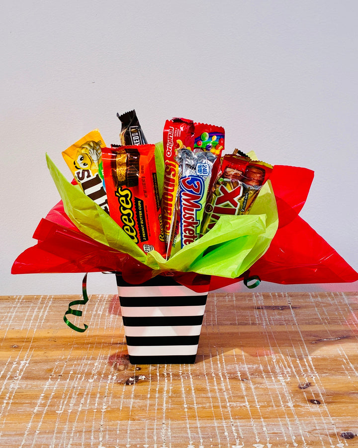Wrapped Candy Bar Bouquet